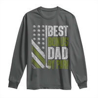 Best Bonus Dad By Par Long Sleeve Shirt Step Dad Golf American Flag Fathers Day Gift For Golfers