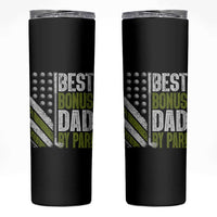 Best Bonus Dad By Par Skinny Tumbler Step Dad Golf American Flag Fathers Day Gift For Golfers