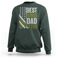 Best Bonus Dad By Par Sweatshirt Step Dad Golf American Flag Fathers Day Gift For Golfers
