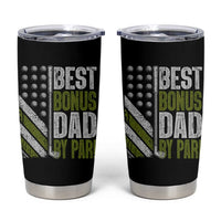 Best Bonus Dad By Par Tumbler Cup Step Dad Golf American Flag Fathers Day Gift For Golfers
