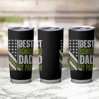 Best Bonus Dad By Par Tumbler Cup Step Dad Golf American Flag Fathers Day Gift For Golfers