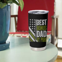 Best Bonus Dad By Par Tumbler Cup Step Dad Golf American Flag Fathers Day Gift For Golfers