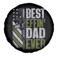 Best Effin Dad Ever Spare Tire Cover Fathers Day Daddy Gun American Flag TS10
