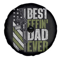 Best Effin Dad Ever Spare Tire Cover Fathers Day Daddy Gun American Flag TS10