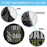 Best Effin Dad Ever Spare Tire Cover Fathers Day Daddy Gun American Flag TS10