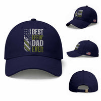 Best Effin Dad Ever Baseball Cap Fathers Day Daddy Gun American Flag TS10