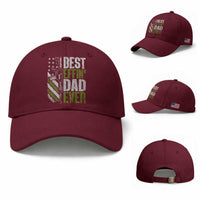 Best Effin Dad Ever Baseball Cap Fathers Day Daddy Gun American Flag TS10