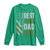 Best Effin Dad Ever Long Sleeve Shirt Fathers Day Daddy Gun American Flag TS10