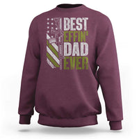 Best Effin Dad Ever Sweatshirt Fathers Day Daddy Gun American Flag TS10