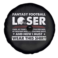I Suck at Fantasy Football Spare Tire Cover Funny Loser Commissioner Draft Party Commish FFL - Wonder Print Shop