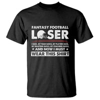 I Suck at Fantasy Football T Shirt Funny Loser Commissioner Draft Party Commish FFL - Wonder Print Shop