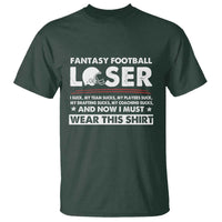 I Suck at Fantasy Football T Shirt Funny Loser Commissioner Draft Party Commish FFL - Wonder Print Shop