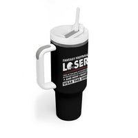 I Suck at Fantasy Football Tumbler With Handle Funny Loser Commissioner Draft Party Commish FFL - Wonder Print Shop