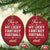Lucky Fantasy Football Christmas Ornament Commissioner Draft Party Commish FFL - Wonder Print Shop