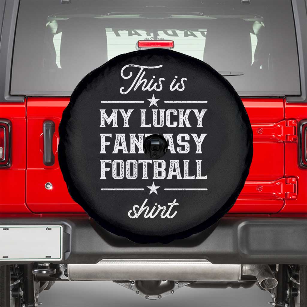 Lucky Fantasy Football Spare Tire Cover Commissioner Draft Party Commish FFL - Wonder Print Shop