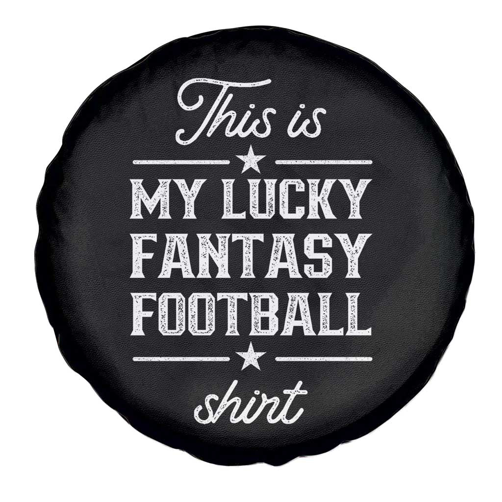 Lucky Fantasy Football Spare Tire Cover Commissioner Draft Party Commish FFL - Wonder Print Shop