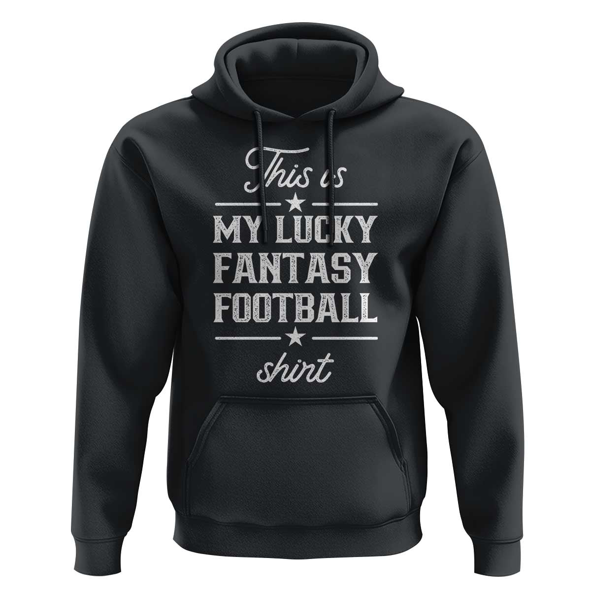 Lucky Fantasy Football Hoodie Commissioner Draft Party Commish FFL - Wonder Print Shop