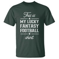 Lucky Fantasy Football T Shirt Commissioner Draft Party Commish FFL - Wonder Print Shop
