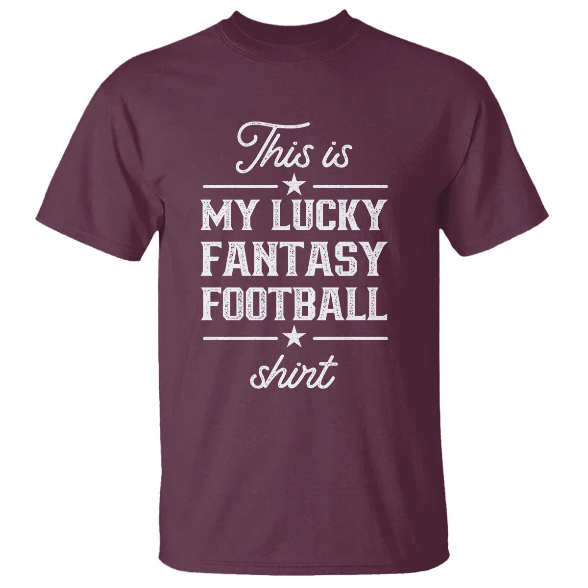 Lucky Fantasy Football T Shirt Commissioner Draft Party Commish FFL - Wonder Print Shop