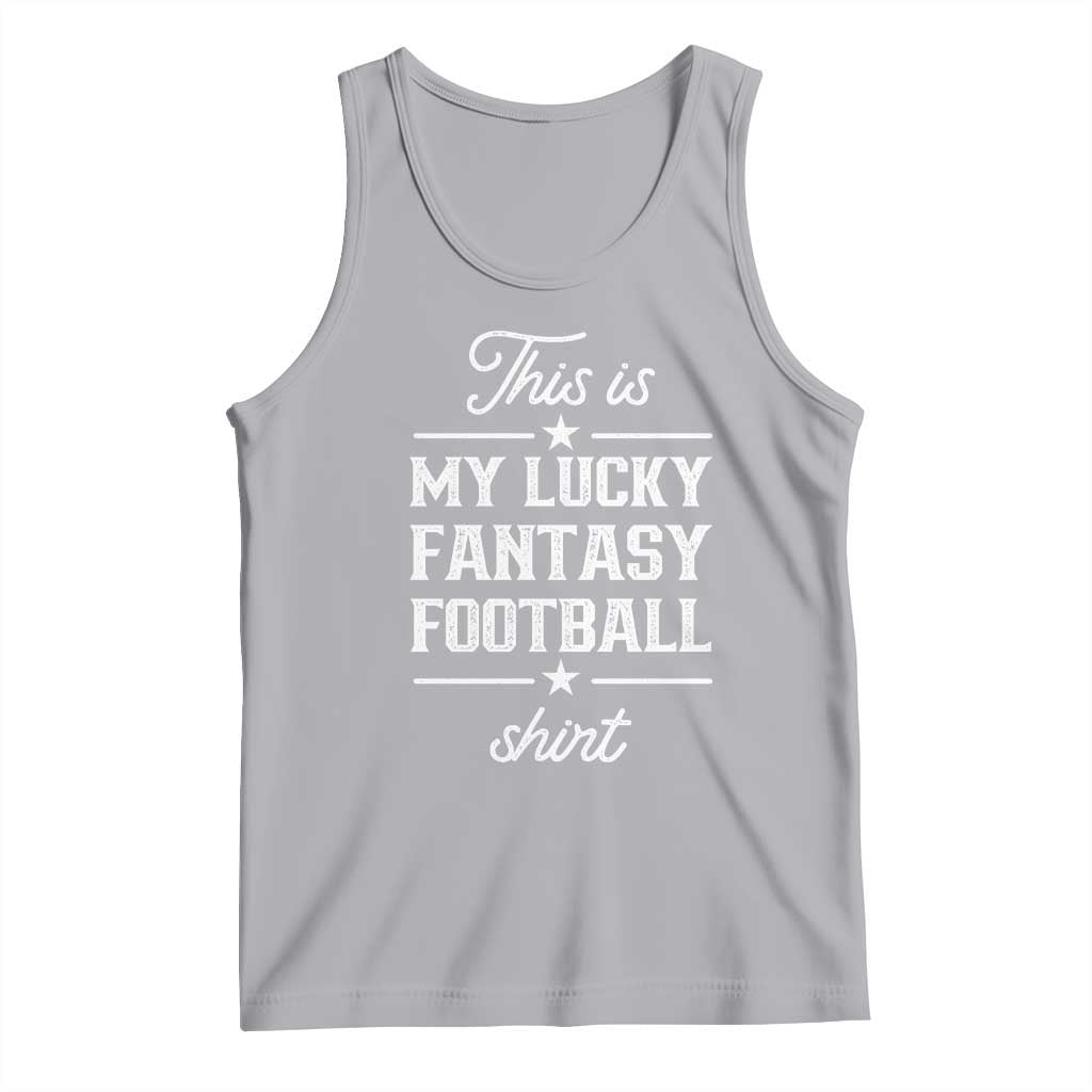 Lucky Fantasy Football Tank Top Commissioner Draft Party Commish FFL - Wonder Print Shop