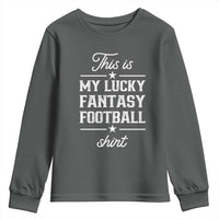 Lucky Fantasy Football Youth Sweatshirt Commissioner Draft Party Commish FFL - Wonder Print Shop