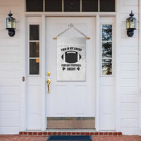 Lucky Fantasy Football Garden Flag Vintage Commissioner Draft Party Commish FFL - Wonder Print Shop