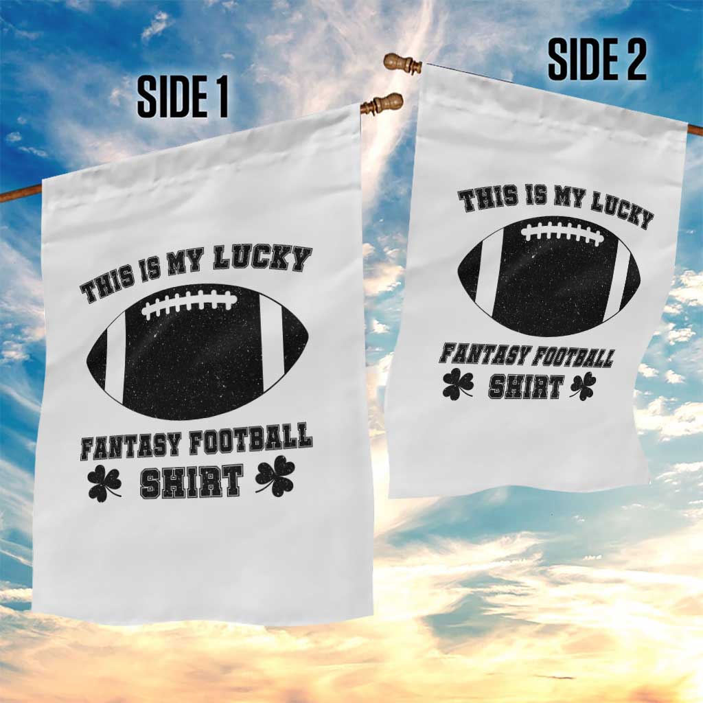 Lucky Fantasy Football Garden Flag Vintage Commissioner Draft Party Commish FFL - Wonder Print Shop