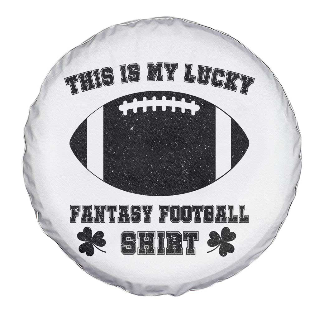 Lucky Fantasy Football Spare Tire Cover Vintage Commissioner Draft Party Commish FFL - Wonder Print Shop