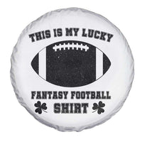 Lucky Fantasy Football Spare Tire Cover Vintage Commissioner Draft Party Commish FFL - Wonder Print Shop