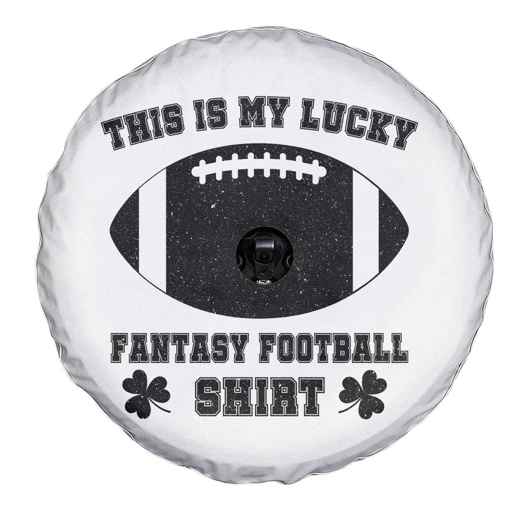 Lucky Fantasy Football Spare Tire Cover Vintage Commissioner Draft Party Commish FFL - Wonder Print Shop