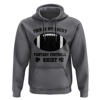 Lucky Fantasy Football Hoodie Vintage Commissioner Draft Party Commish FFL - Wonder Print Shop