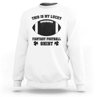Lucky Fantasy Football Sweatshirt Vintage Commissioner Draft Party Commish FFL - Wonder Print Shop