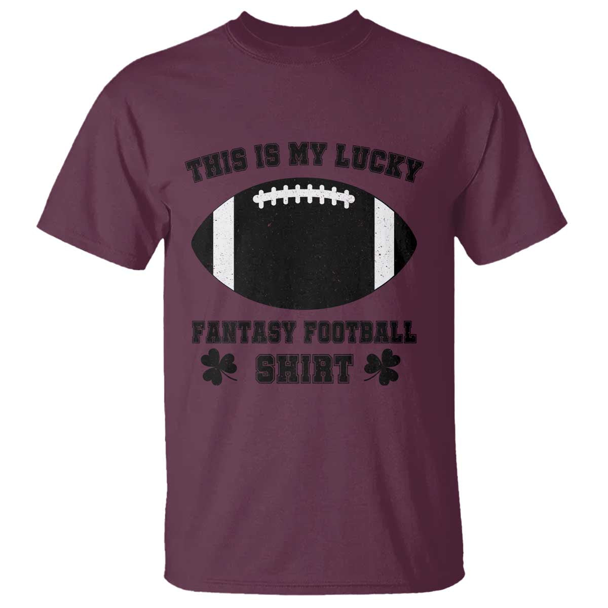 Lucky Fantasy Football T Shirt Vintage Commissioner Draft Party Commish FFL - Wonder Print Shop