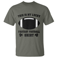 Lucky Fantasy Football T Shirt Vintage Commissioner Draft Party Commish FFL - Wonder Print Shop