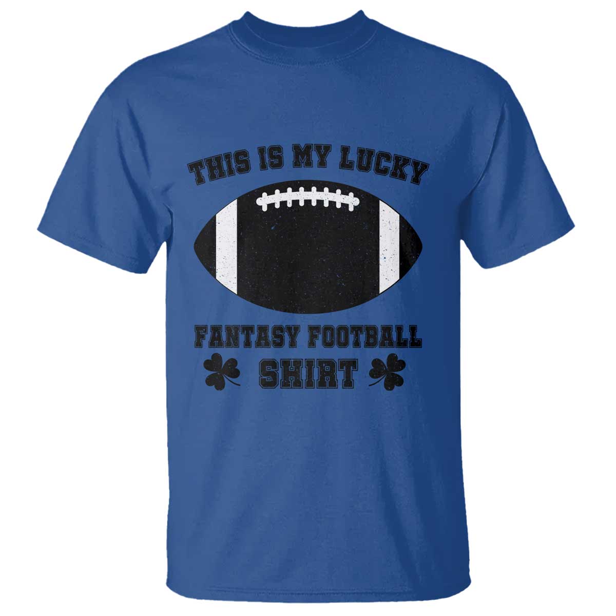 Lucky Fantasy Football T Shirt Vintage Commissioner Draft Party Commish FFL - Wonder Print Shop