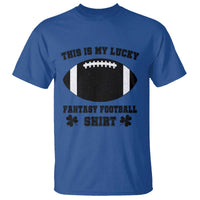 Lucky Fantasy Football T Shirt Vintage Commissioner Draft Party Commish FFL - Wonder Print Shop