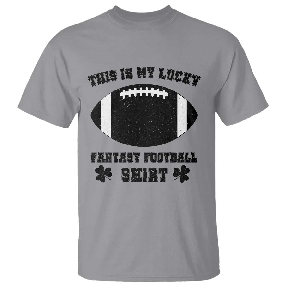 Lucky Fantasy Football T Shirt Vintage Commissioner Draft Party Commish FFL - Wonder Print Shop