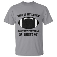 Lucky Fantasy Football T Shirt Vintage Commissioner Draft Party Commish FFL - Wonder Print Shop