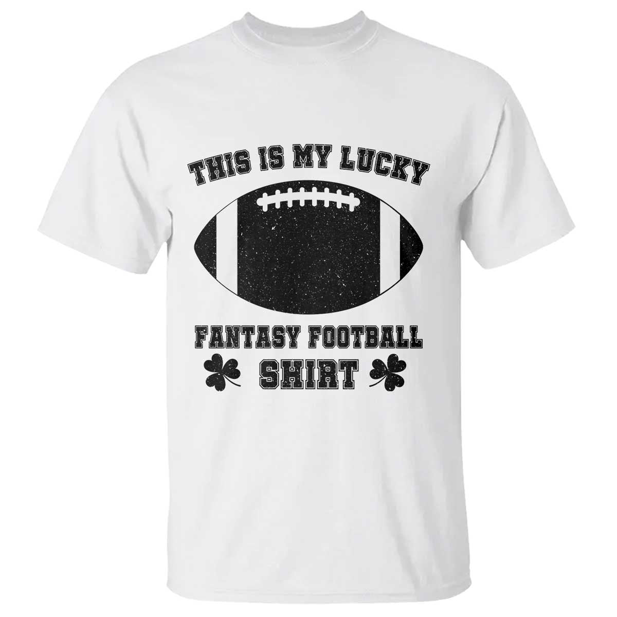 Lucky Fantasy Football T Shirt Vintage Commissioner Draft Party Commish FFL - Wonder Print Shop
