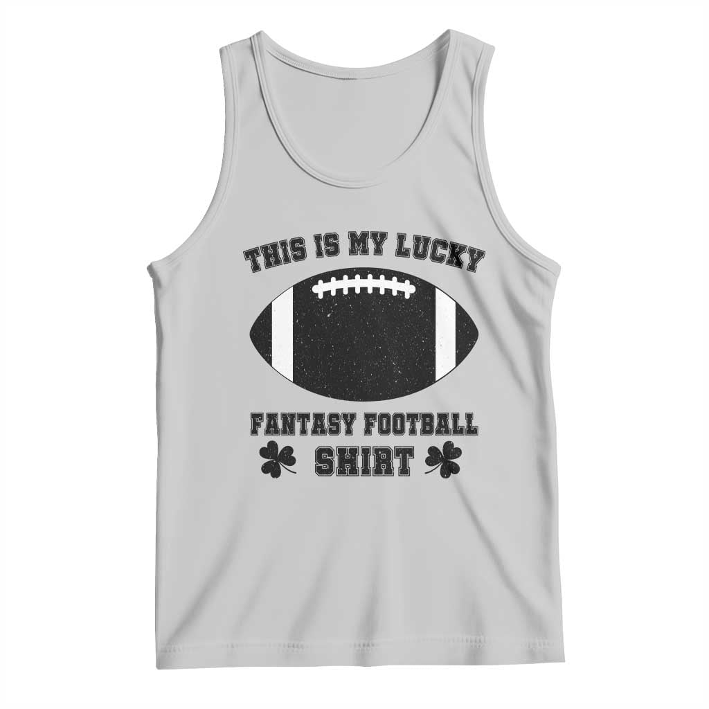 Lucky Fantasy Football Tank Top Vintage Commissioner Draft Party Commish FFL - Wonder Print Shop