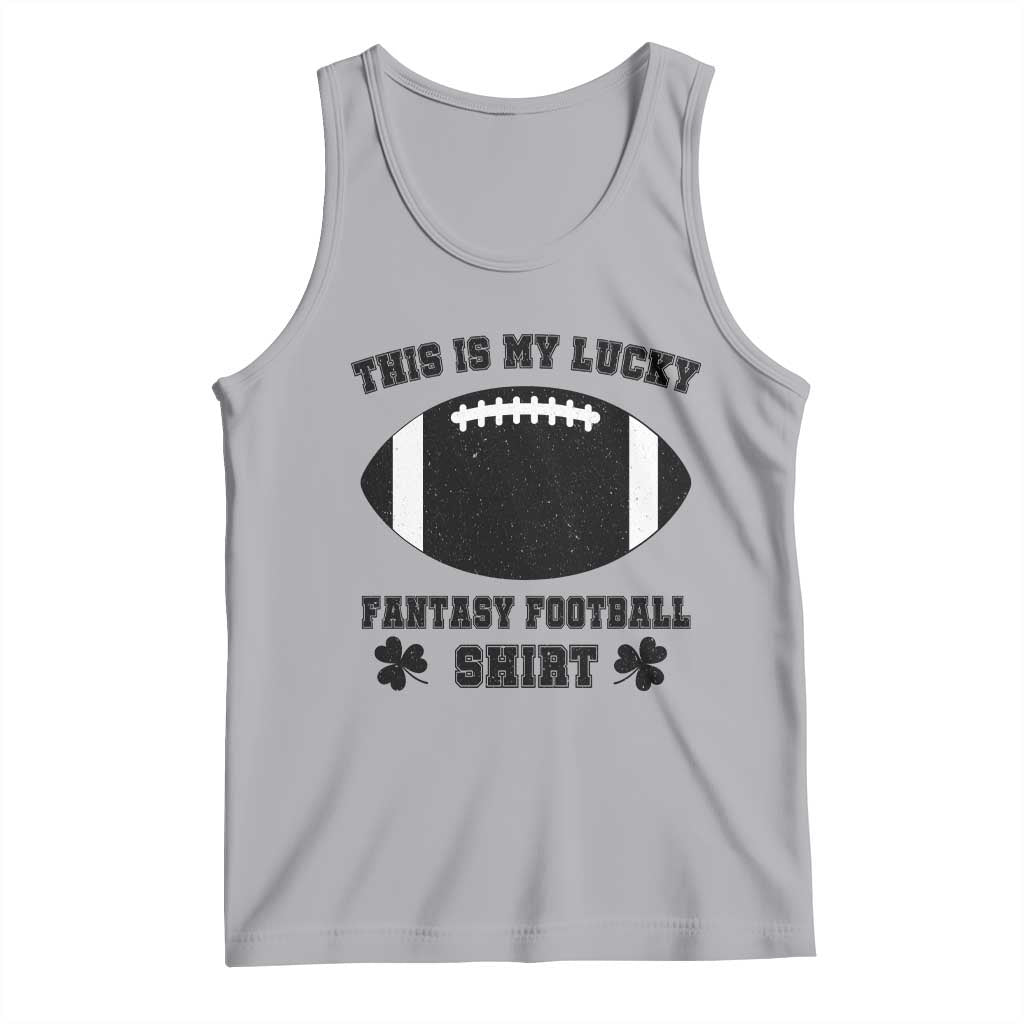 Lucky Fantasy Football Tank Top Vintage Commissioner Draft Party Commish FFL - Wonder Print Shop