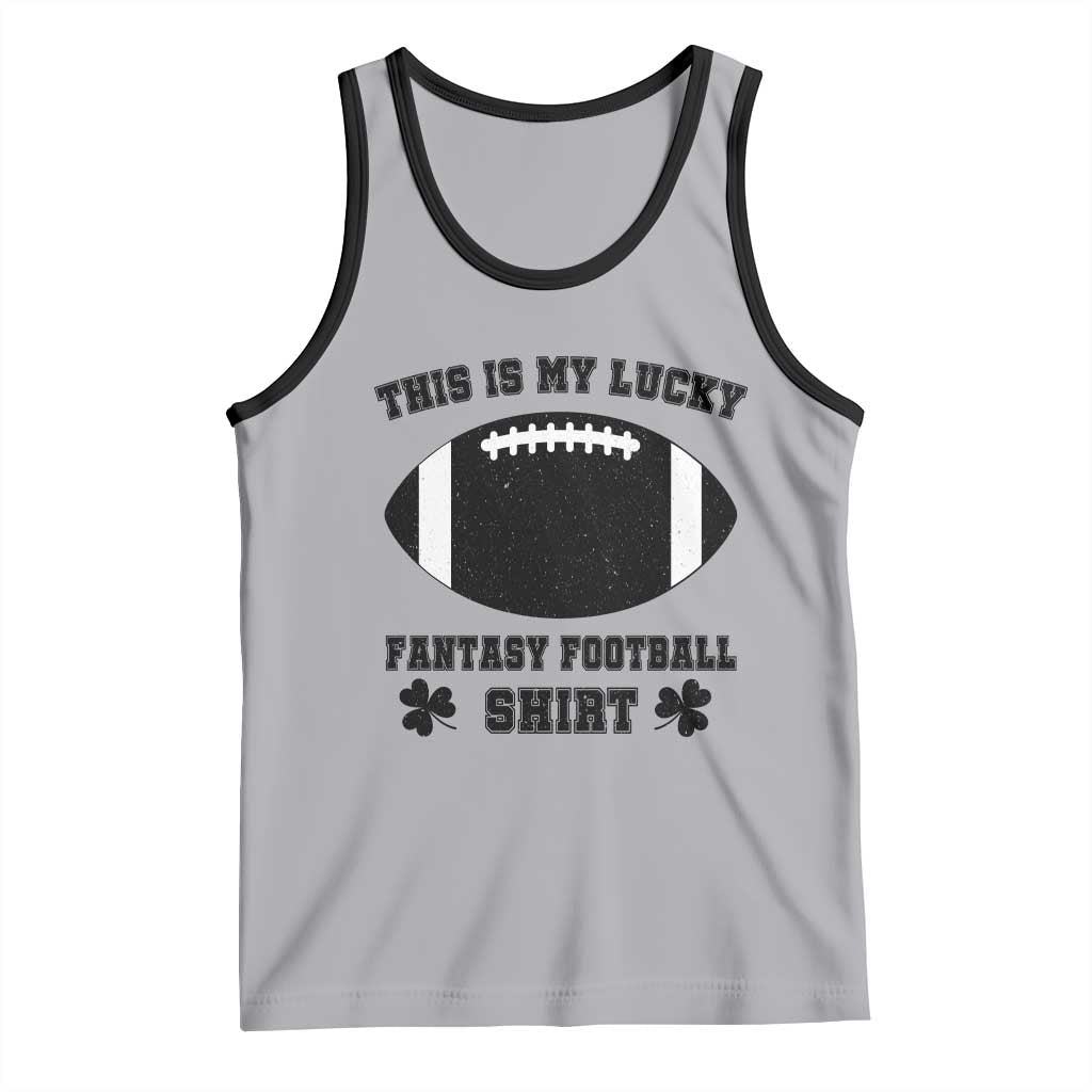 Lucky Fantasy Football Tank Top Vintage Commissioner Draft Party Commish FFL - Wonder Print Shop