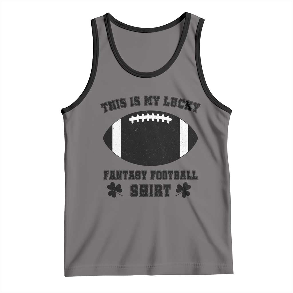 Lucky Fantasy Football Tank Top Vintage Commissioner Draft Party Commish FFL - Wonder Print Shop