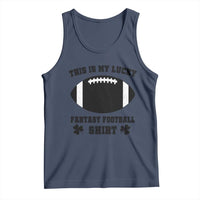 Lucky Fantasy Football Tank Top Vintage Commissioner Draft Party Commish FFL - Wonder Print Shop