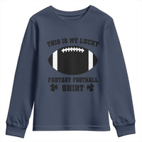 Lucky Fantasy Football Youth Sweatshirt Vintage Commissioner Draft Party Commish FFL - Wonder Print Shop
