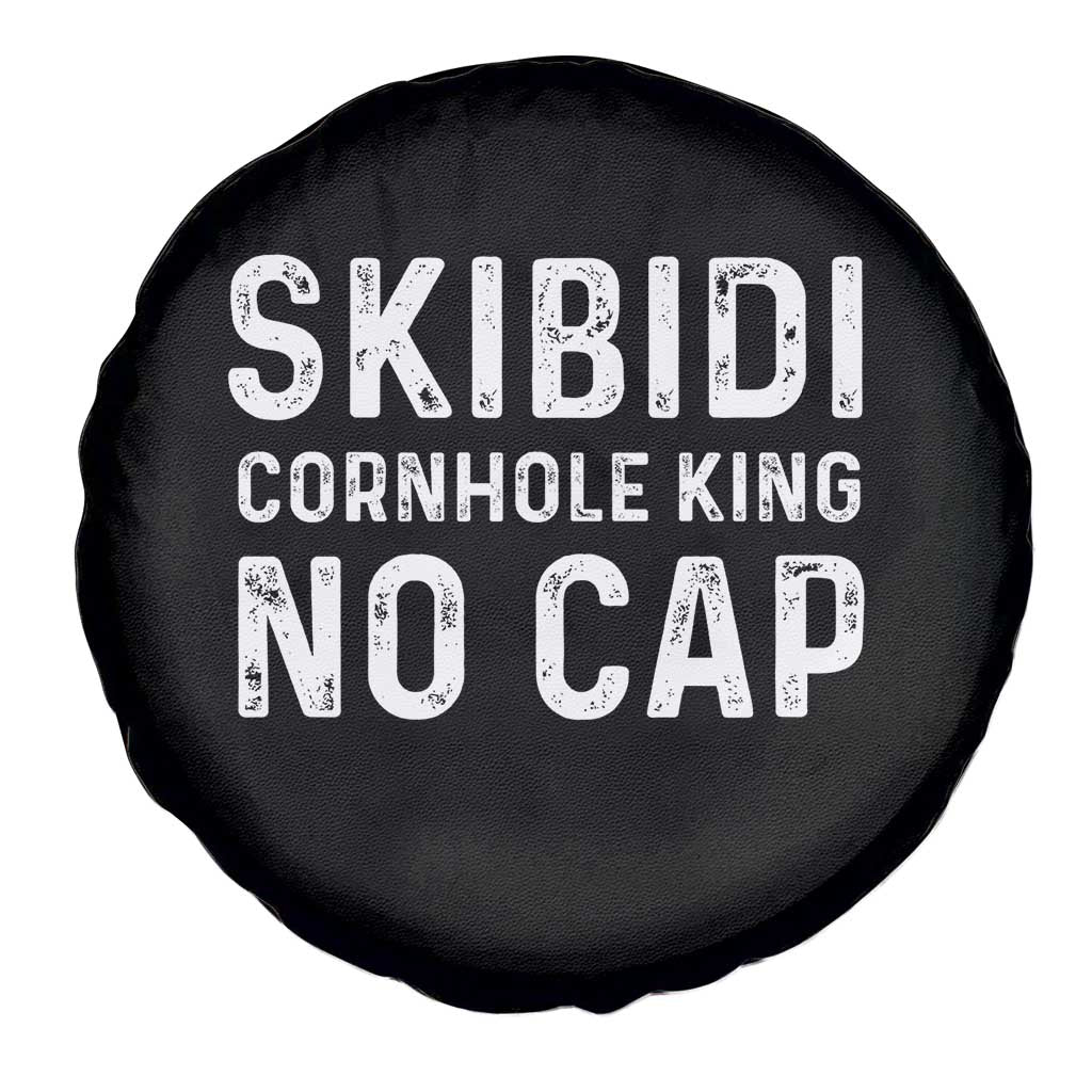 Cornhole King Spare Tire Cover No Cap Funny Bean Bag Toss Game