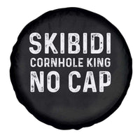 Cornhole King Spare Tire Cover No Cap Funny Bean Bag Toss Game