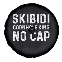 Cornhole King Spare Tire Cover No Cap Funny Bean Bag Toss Game