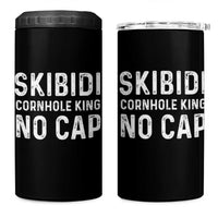 Cornhole King 4 in 1 Can Cooler Tumbler No Cap Funny Bean Bag Toss Game