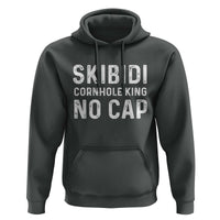 Cornhole King Hoodie No Cap Funny Bean Bag Toss Game